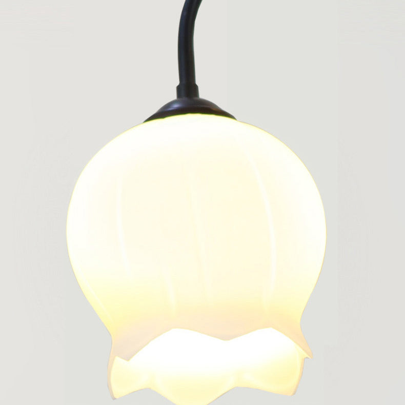 Modern Minimalist Flower-Shaped Iron Glass 3-Light Standing Floor Lamp For Living Room