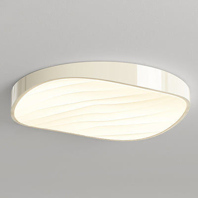 Modern Minimalist Cylindrical Rectangular Iron Acrylic LED Flush Mount Ceiling Light For Bedroom