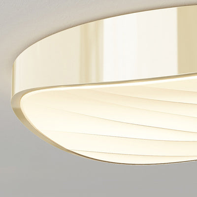 Modern Minimalist Cylindrical Rectangular Iron Acrylic LED Flush Mount Ceiling Light For Bedroom