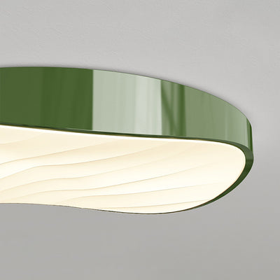 Modern Minimalist Cylindrical Rectangular Iron Acrylic LED Flush Mount Ceiling Light For Bedroom