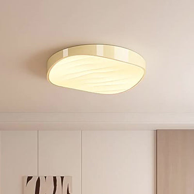Modern Minimalist Cylindrical Rectangular Iron Acrylic LED Flush Mount Ceiling Light For Bedroom