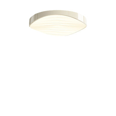 Modern Minimalist Cylindrical Rectangular Iron Acrylic LED Flush Mount Ceiling Light For Bedroom