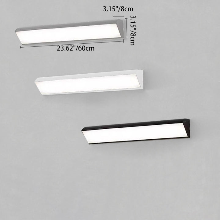 Modern Minimalist Waterproof Outdoor Square Aluminum Acrylic LED Wall Scone Lamp For Outdoor Patio