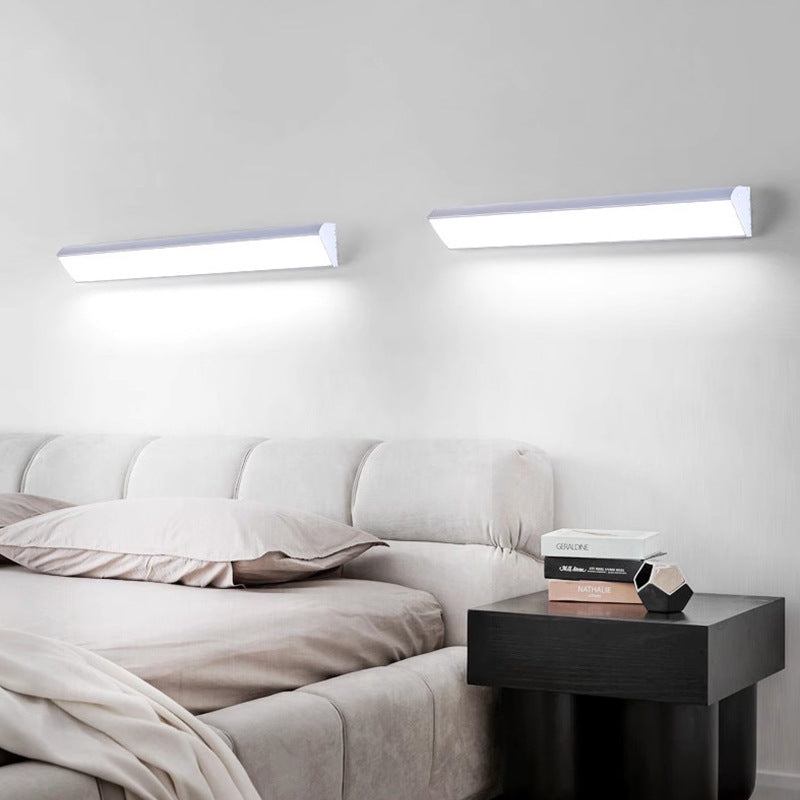 Modern Minimalist Waterproof Outdoor Square Aluminum Acrylic LED Wall Scone Lamp For Outdoor Patio