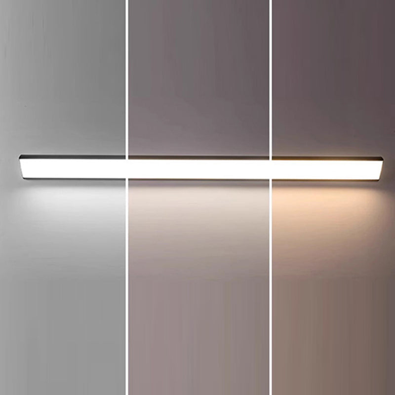 Modern Minimalist Waterproof Outdoor Square Aluminum Acrylic LED Wall Scone Lamp For Outdoor Patio