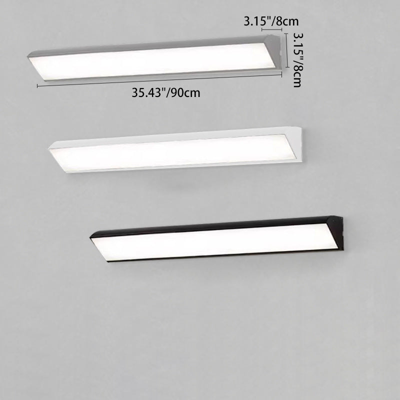Modern Minimalist Waterproof Outdoor Square Aluminum Acrylic LED Wall Scone Lamp For Outdoor Patio
