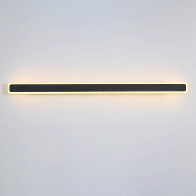 Modern Minimalist Rectangular Iron Acrylic LED Wall Scone Lamp For Living Room