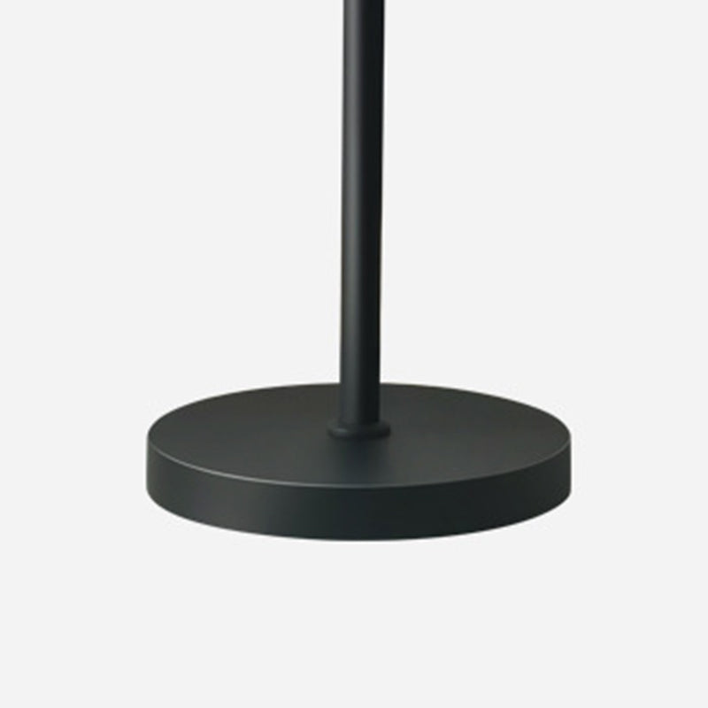 Modern Minimalist Outdoor Waterproof Round Cylindrical PE Iron LED Standing Floor Lamp For Garden