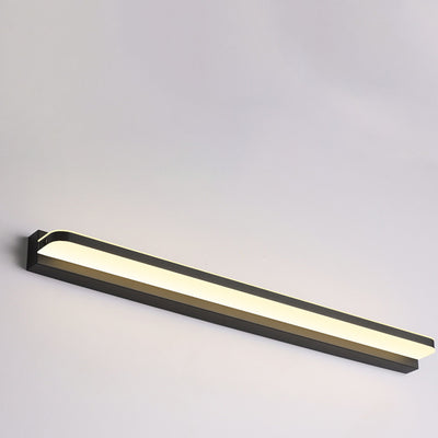 Modern Minimalist Waterproof Rectangular Iron Acrylic LED Vanity Light Wall Scone Lamp For Bathroom