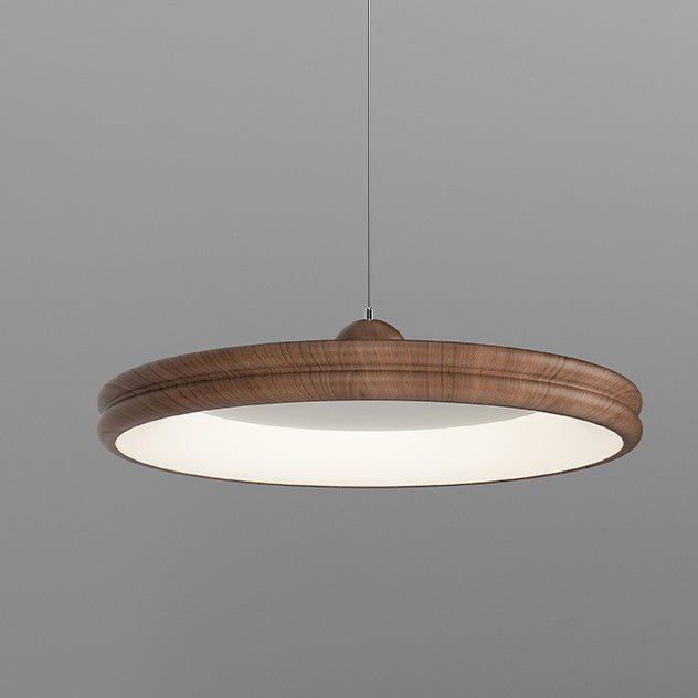 Suspension LED en fer et acrylique, ronde et cylindrique, au design minimaliste moderne, pour salon 