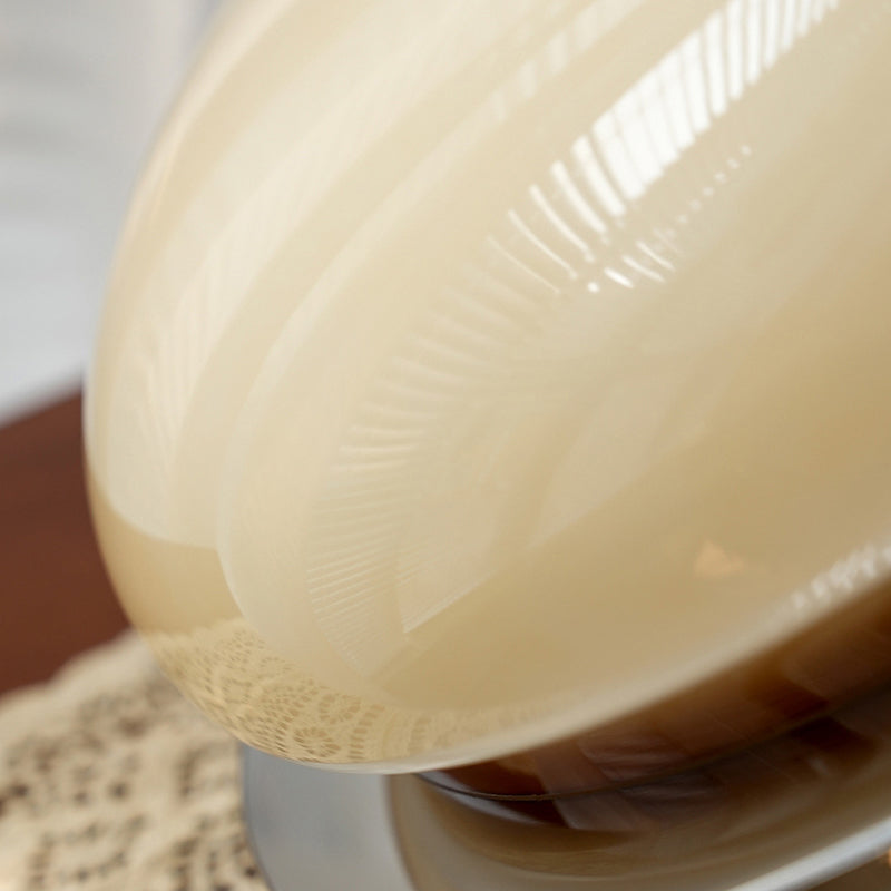 Lumière de plafond LED encastrée en verre avec matériel rond vintage traditionnel pour salon 