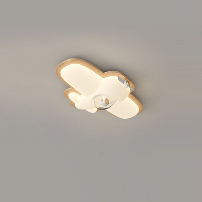 Luz de techo empotrada de madera creativa contemporánea para avión con LED PE para dormitorio 
