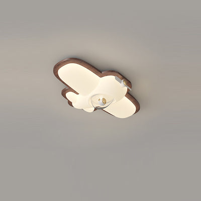 Luz de techo empotrada de madera creativa contemporánea para avión con LED PE para dormitorio 