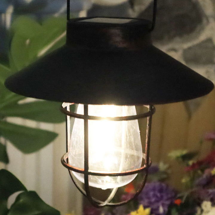 Lumière extérieure LED en fer et plastique solaire cylindrique minimaliste moderne pour jardin 