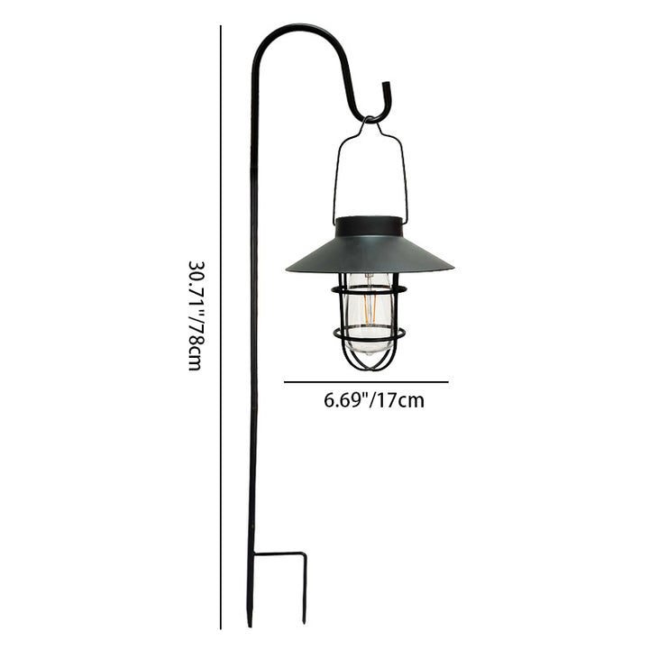Lumière extérieure LED en fer et plastique solaire cylindrique minimaliste moderne pour jardin 