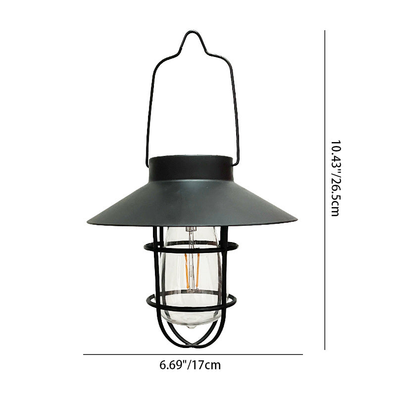 Lumière extérieure LED en fer et plastique solaire cylindrique minimaliste moderne pour jardin 