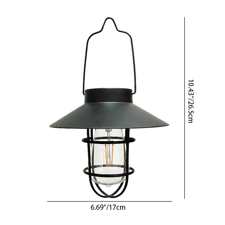 Lumière extérieure LED en fer et plastique solaire cylindrique minimaliste moderne pour jardin 