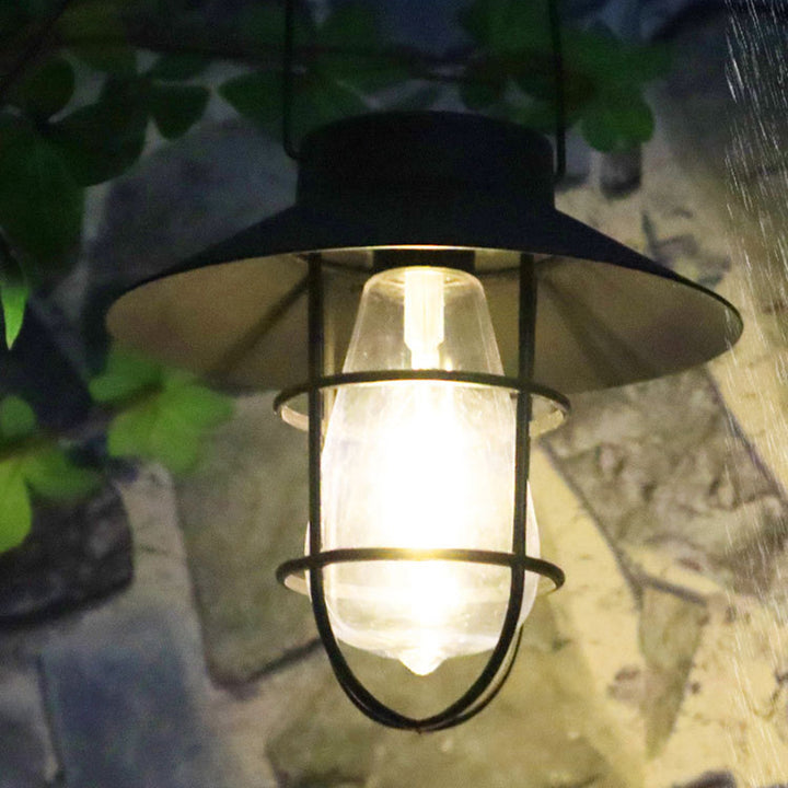 Lumière extérieure LED en fer et plastique solaire cylindrique minimaliste moderne pour jardin 