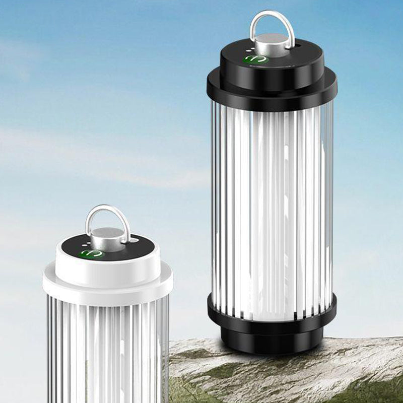 ضوء خارجي LED USB ABS معدني أسطواني محمول حديث بسيط للحديقة 