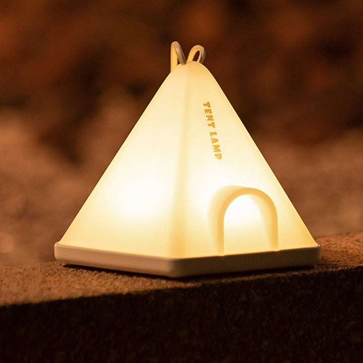 Luz LED para exteriores con forma de triángulo de tienda creativa contemporánea ABS PP para patio exterior 