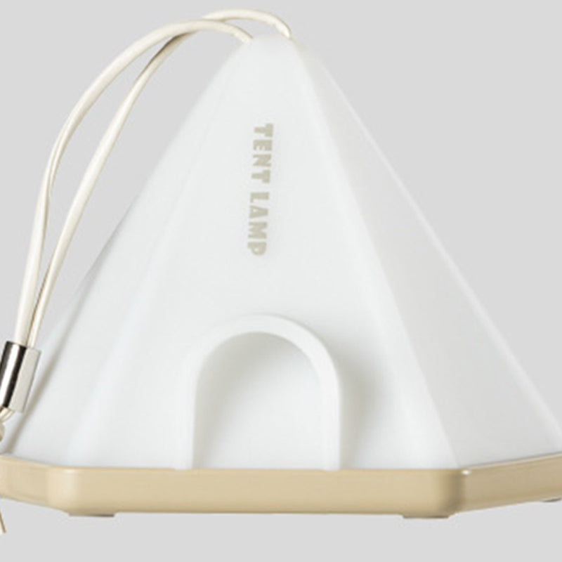 Luz LED para exteriores con forma de triángulo de tienda creativa contemporánea ABS PP para patio exterior 