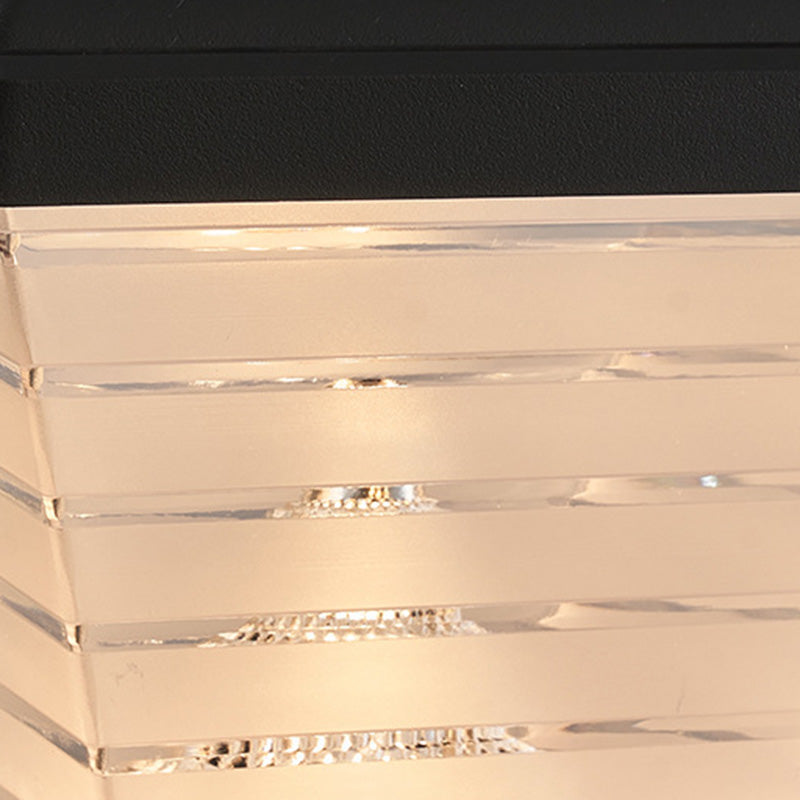 Luz exterior de enchufe de suelo cónica impermeable solar minimalista moderna de ABS PC para jardín 