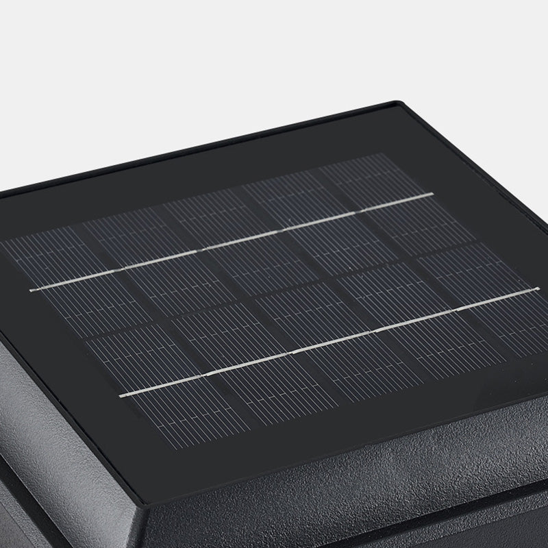 Luz exterior de enchufe de suelo cónica impermeable solar minimalista moderna de ABS PC para jardín 