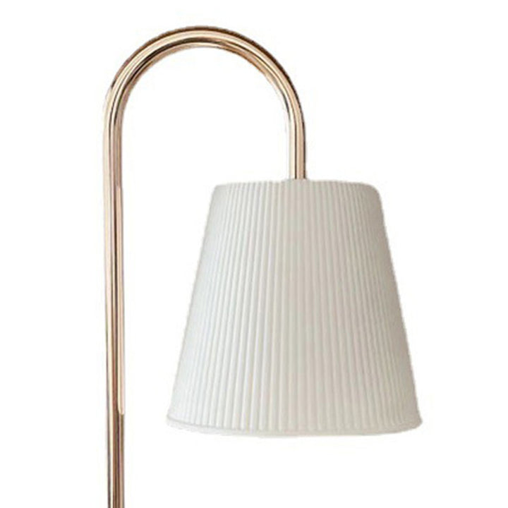 Lampe de Table en Céramique Terrazzo Moderne Art Déco Ronde avec Tige Courbée à 1 Lumière pour Faire Fondre la Cire Aromatique pour Chambre 