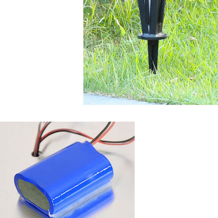 Modern Simplicité Solaire Quadrilatéral Cône Aluminium Fer Acrylique LED Fiche de Sol Lumière Extérieure Pour Jardin 