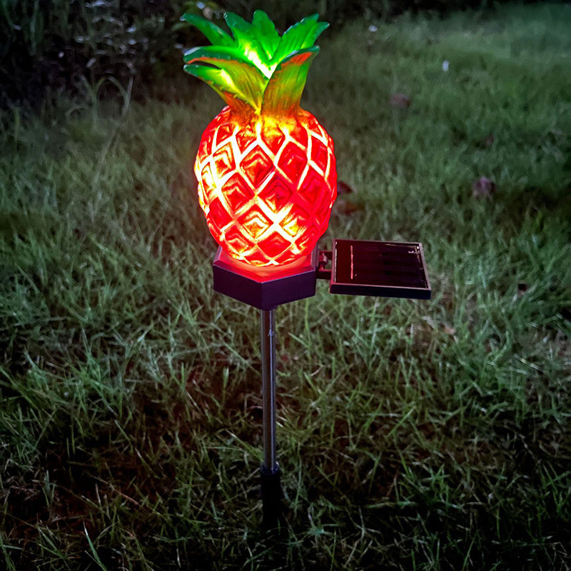 pineapple plant light Contemporary Creative Solar Pineapple Animal Cactus Plastic Stainless – BulbSquare
