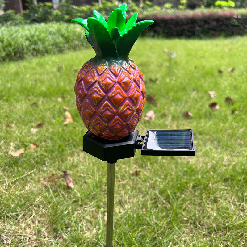 pineapple plant light Contemporary Creative Solar Pineapple Animal Cactus Plastic Stainless – BulbSquare