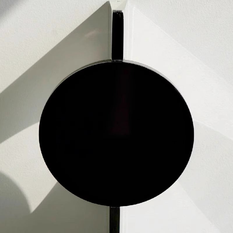 Zeitgenössische kreative rechteckige runde Ripple Light Aluminium Edelstahl Wandleuchte Lampe für Wohnzimmer 
