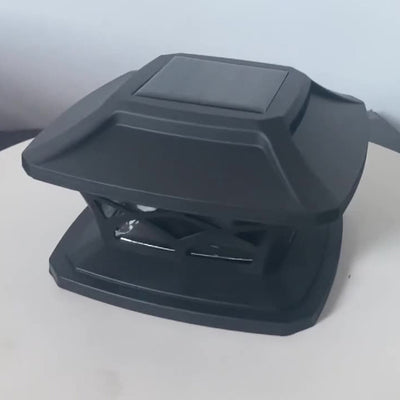 ضوء رأس عمود LED بلاستيكي مربع بسيط حديث للحديقة 