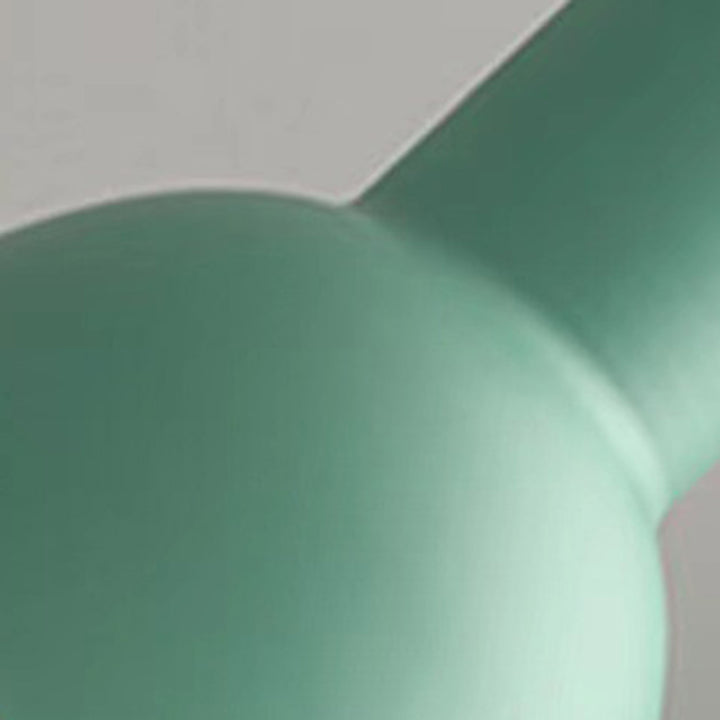 Lampe de table 1 lumière moderne minimaliste en forme de corne ronde avec porte-stylo en fer et silicone pour chambre 