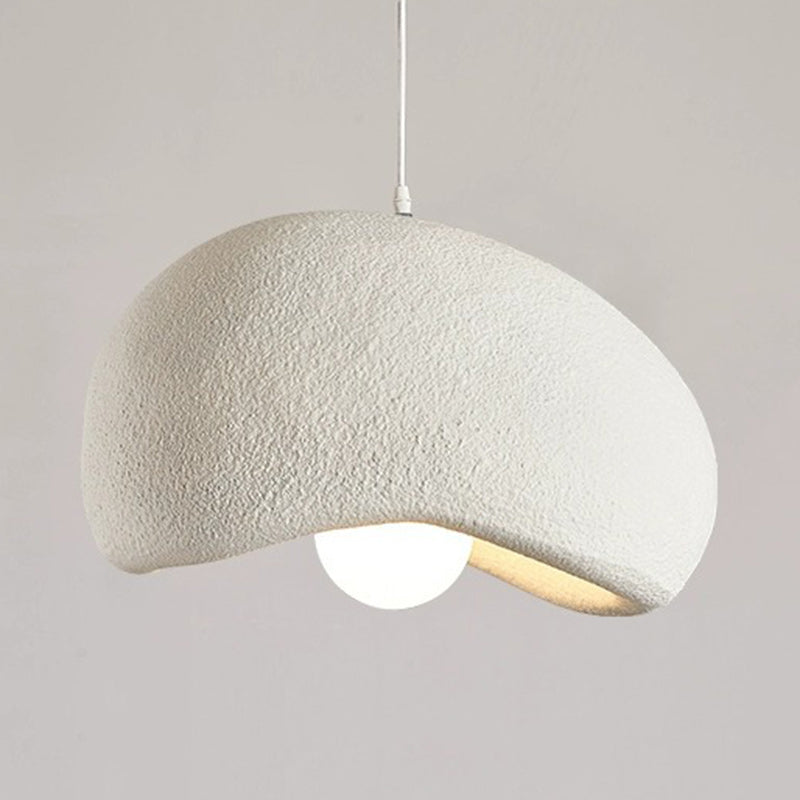 Contemporary Vintage Irregular Round Clouds Iron Resin 1-Light Pendant Light For Living Room