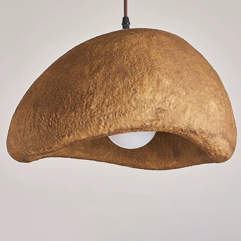 Contemporary Vintage Irregular Round Clouds Iron Resin 1-Light Pendant Light For Living Room