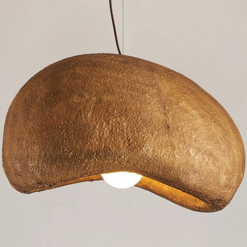 Contemporary Vintage Irregular Round Clouds Iron Resin 1-Light Pendant Light For Living Room