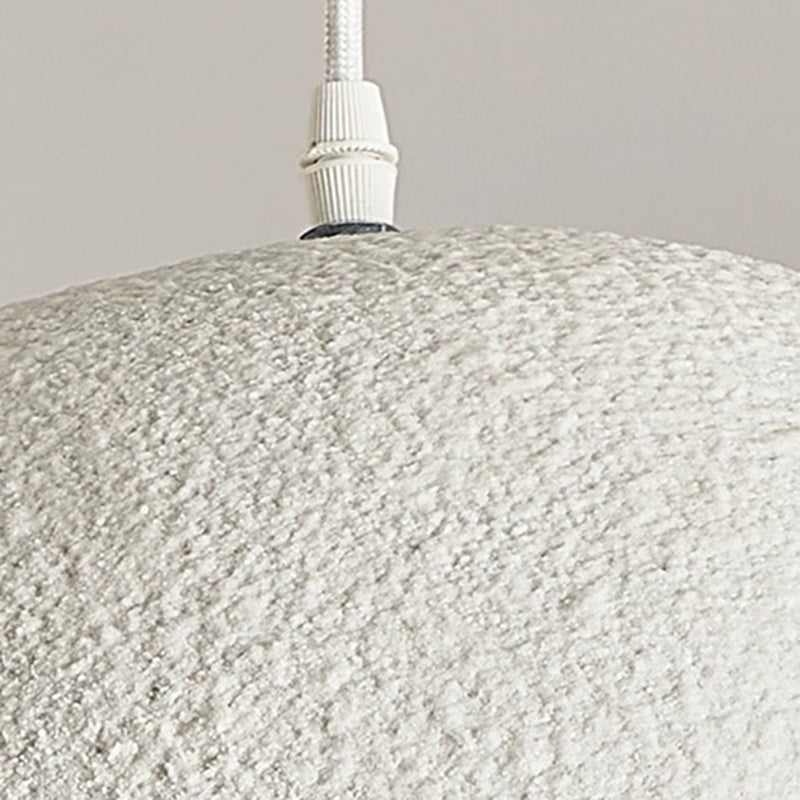 Contemporary Vintage Irregular Round Clouds Iron Resin 1-Light Pendant Light For Living Room