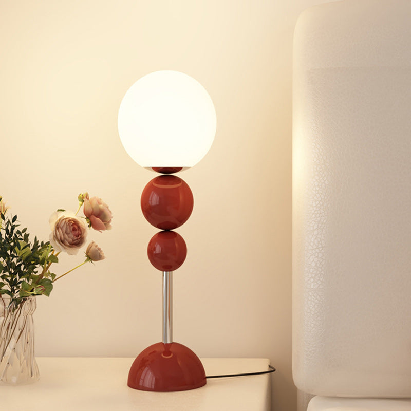 Moderne minimalistische Multi Orb Eisen Kunststoff 1-Licht Tischlampe für Schlafzimmer 