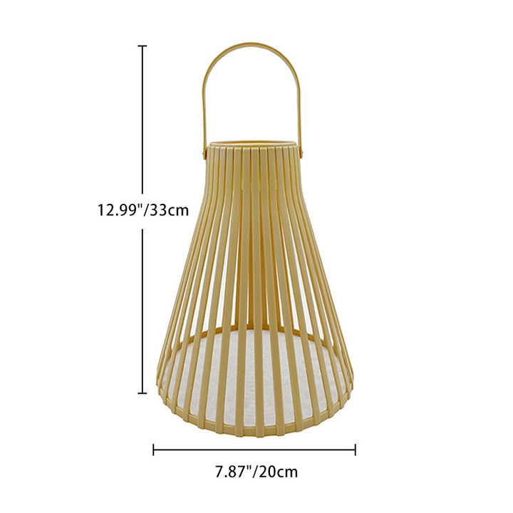Modern Minimalist Round Vertical Strip Hollow Out Horn Shape PVC LED Outdoor Light For Garden