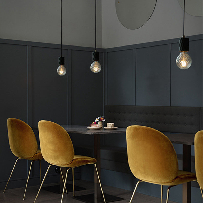 Zeitgenössische industrielle Kuppel Zylinder Zement 1-Licht Pendelleuchte für Wohnzimmer 