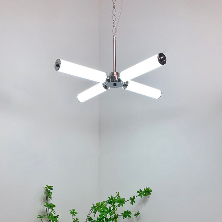 Suspension LED en verre cylindrique nordique contemporain pour salon 
