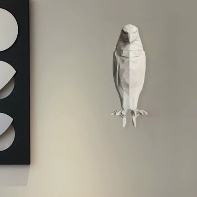 現代的なクリエイティブ3DプリントのワシミミズクプラスチックLEDウォールランプ、リビングルーム用 