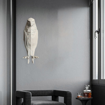 現代的なクリエイティブ3DプリントのワシミミズクプラスチックLEDウォールランプ、リビングルーム用 