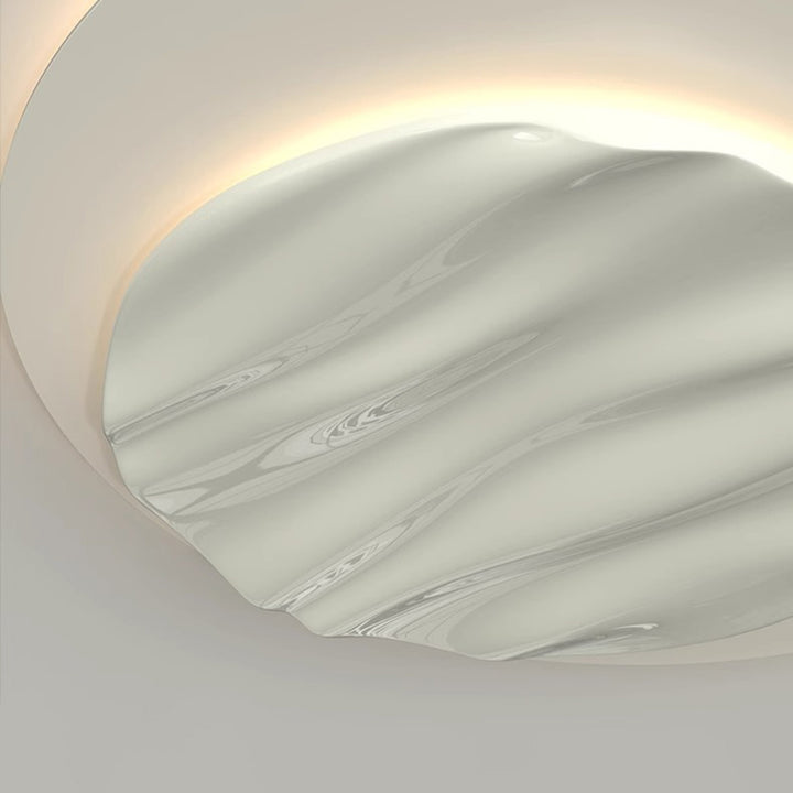 Moderno Minimalista Triángulo Redondo Cuadrado Rectángulo Ola Hardware Policarbonato LED Montaje Empotrado Luz de Techo Para Dormitorio 