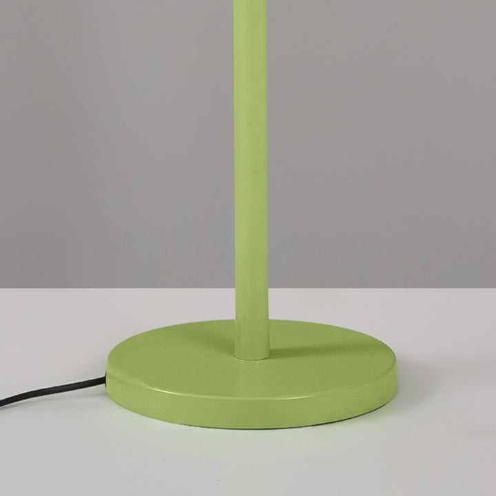 Lampadaire moderne minimaliste avec longue fleur, cadre en fer, abat-jour en verre, 2/3 lumières pour salon 