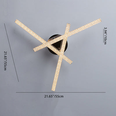 Moderne Simplicity Line Crossover-Deckenleuchte mit Edelstahlrahmen und Acrylschirm, halbbündige LED-Deckenleuchte für Wohnzimmer 
