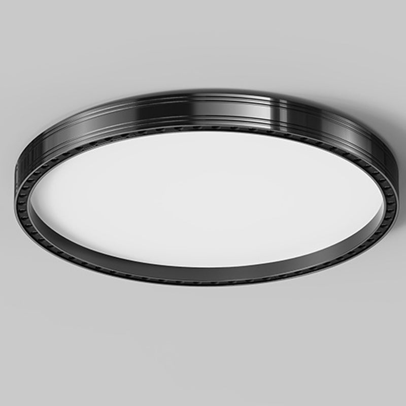 Moderne minimalistische runde aushöhlen Loch Aluminium Eisenrahmen LED Unterputz Deckenleuchte für Schlafzimmer 
