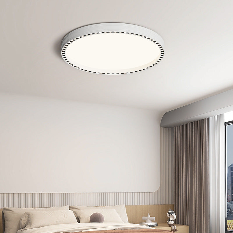Moderne minimalistische runde aushöhlen Loch Aluminium Eisenrahmen LED Unterputz Deckenleuchte für Schlafzimmer 