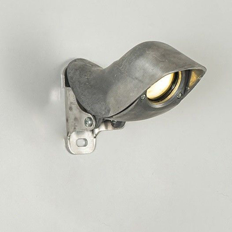 Zeitgenössische industrielle wasserdichte runde Vogelform Aluminium LED Wandleuchte Lampe für Terrasse im Freien 